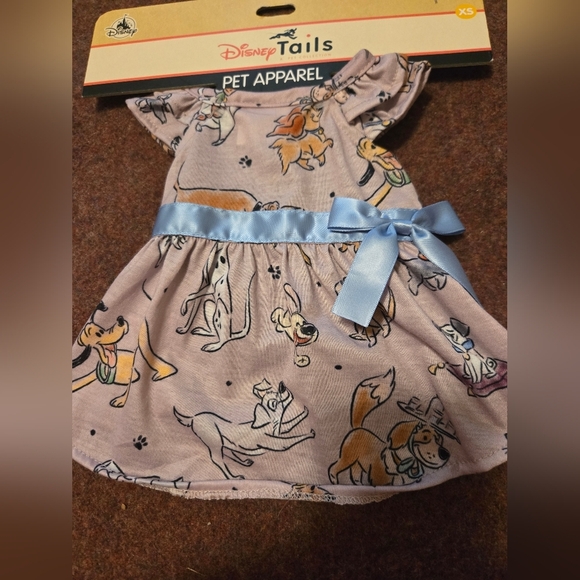 New! Disney Tails XS Dog Dress In Lavender. - Picture 2 of 9
